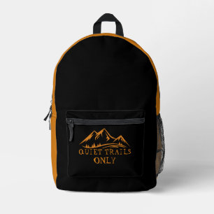 Imprimé Sac à dos de randonnée moderne montagne orange