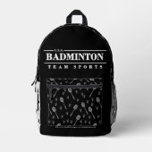 Imprimé Sac à dos de sport de badminton  (Recto)