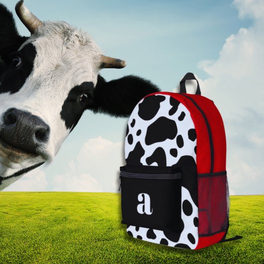 Imprimé Sac à dos de vache monogramme gras
