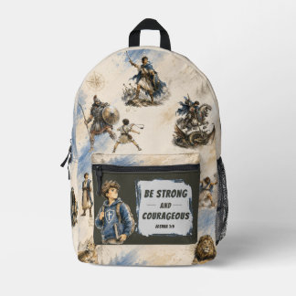 Imprimé Sac à dos des héros bibliques courageux et forts