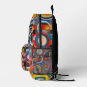 Imprimé Sac à dos design Op Art (Droite)
