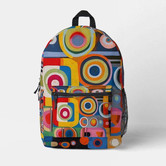 Imprimé Sac à dos design Op Art (Recto)