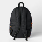 Imprimé Sac à dos design robot – Sac tendance de style tec (Verso)