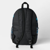 Imprimé Sac à dos design robot – Sac tendance de style tec (Verso)