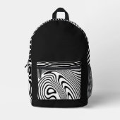 Imprimé Sac à dos design ZEBRA (Recto)