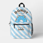 Imprimé Sac à dos Donut Bleu (Recto)