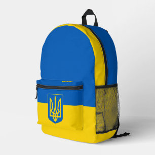 Imprimé Sac à dos Drapeau Ukrainien, Tryzub & Sac Ukraine,