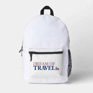 Imprimé Sac à dos Dream of Travel ® (Collection Bagagerie)