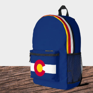 Imprimé Sac à dos du drapeau du Colorado, États-Unis, Sac