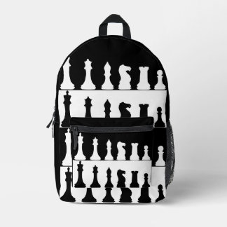 Imprimé Sac à dos du joueur d'échecs