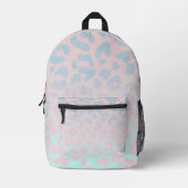 Imprimé Sac à dos Empreinte de léopard Dreamy Pastel (Recto)