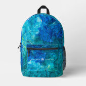 Imprimé Sac à dos en aquarelle préscolaire (Recto)
