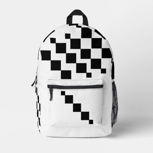Imprimé Sac à dos en damier classique (Recto)