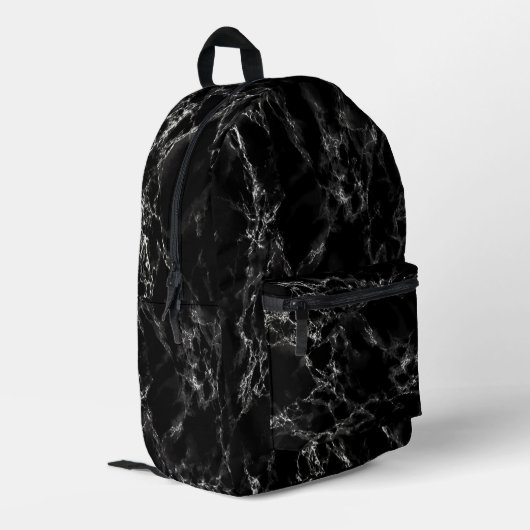 Imprimé Sac à dos en marbre noir (Coin arrière gauche)