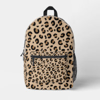 Sac à dos en motif léopard numérique sur textile
