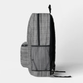Imprimé Sac à dos en tissu gris Faux (Droite)