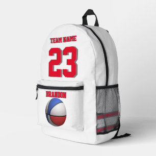 Imprimé Sac à dos enfants garçons de basket sports de bask