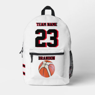 Imprimé Sac à dos enfants garçons de basket sports de bask