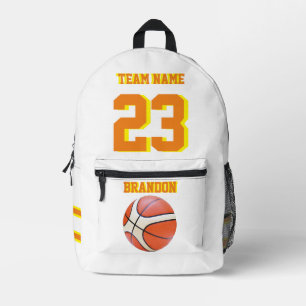 Imprimé Sac à dos enfants garçons de basket sports de bask