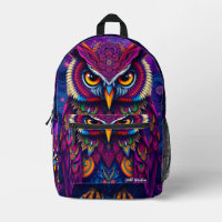 Sac à dos Esprit de Hibou Mystique - Design Sagess