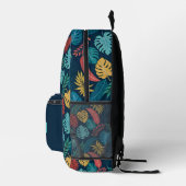 Imprimé Sac à dos feuilles tropicales Boho (Droite)