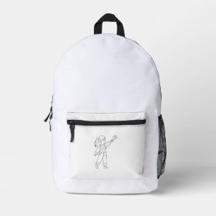 Imprimé Sac à dos fille minimaliste papillon Aesthet