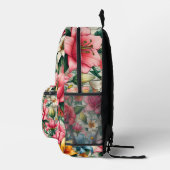 Imprimé Sac à dos floral en fleurs vives (Droite)