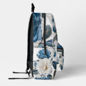 Imprimé Sac à dos floral parfum bleu Paris (Gauche)