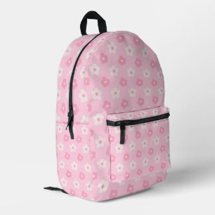 Imprimé Sac à dos floral rose pastel mignon Daisy