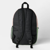 Imprimé Sac à dos floral tropical (Verso)
