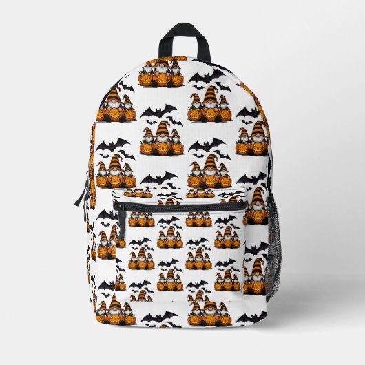 Imprimé Sac à dos Gnome Halloween (Recto)