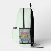 Imprimé Sac à dos Good Vibes Only  (Droite)