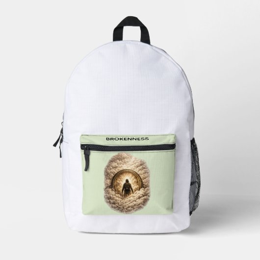 Imprimé Sac à dos graphique « Spectre de la rupture » arri (Recto)