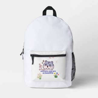 Imprimé Sac à dos hamster esthétique mignon