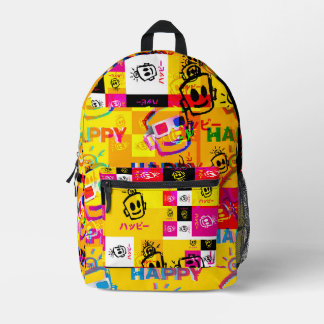 Imprimé Sac à dos HAPPY GLITCHED