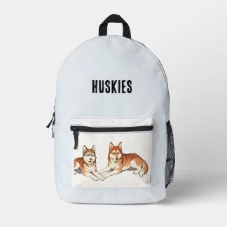 Imprimé Sac à dos Husky