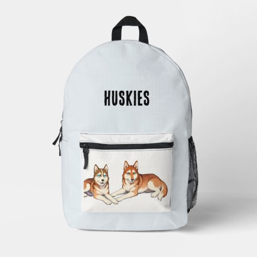 Imprimé Sac à dos Husky (Recto)