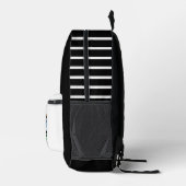 Imprimé Sac à dos Lémuriens Personnalisé Noir et Blanc (Droite)