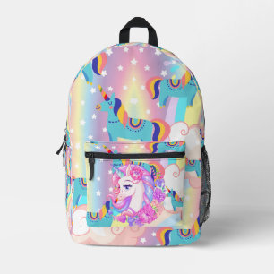 Imprimé Sac à dos Licorne Arc-en-Ciel Magique – Fan de Pas