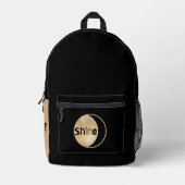 Imprimé Sac à dos Lune brillante (Recto)