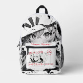 Imprimé Sac à dos Manga Anime (Recto)
