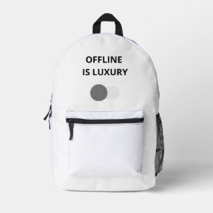 Imprimé Sac À Dos Minimaliste Luxueux Hors Ligne – Dig Mod