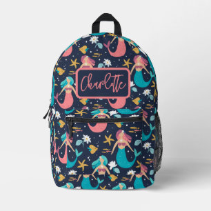 Imprimé Sac à dos monogramme de sirène pour enfants
