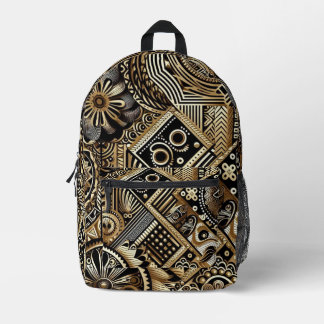 Imprimé Sac à dos multicolore à motifs