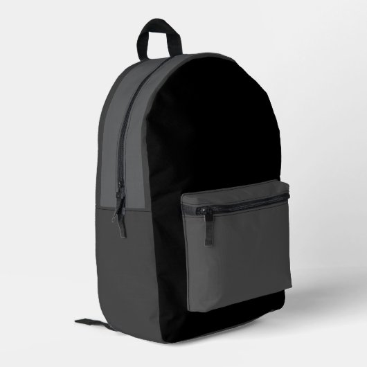 Imprimé Sac à dos noir et gris (Coin arrière gauche)