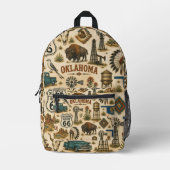 Imprimé Sac à dos Oklahoma Route 66 Trail Pack (Recto)