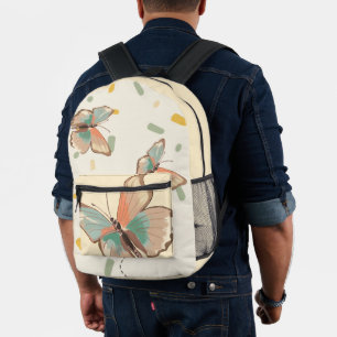 Imprimé Sac à dos papillon mignon et motif floral 