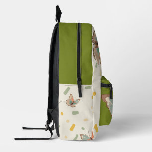 Imprimé Sac à dos papillon mignon et motif floral