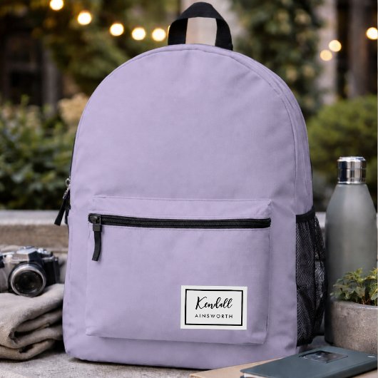 Imprimé Sac à dos | Patch nom personnalisé Cadeau sac à do