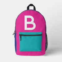 Sac à dos personnalisé avec bloc de couleur rétro